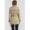 Orolay Women's Double Breasted Trench Coat Windbreaker Jacket with Belt