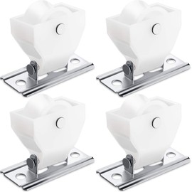 Jetec 4 Pieces Roman Shade Cord Pulley Small Plastic Cord Lock for Roman Pleated and Australian Shades