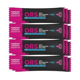 Fluid Tactical - ORS (Oral Rehydration Solution), Recover Faster, Extreme Dehydration Electrolytes, 12pack (Raspberry Lemonade)