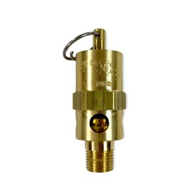 Conrader 1/4" NPT Hard Seat Safety Pressure Relief Valve, 225 PSI, Made In The USA