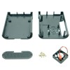 Paradisetronic.com Raspberry Pi 4 Model B Case with Fan Black