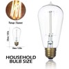 Jslinter 6-Pack Edison Light Bulb, Warm White 2200K Old Fashioned
