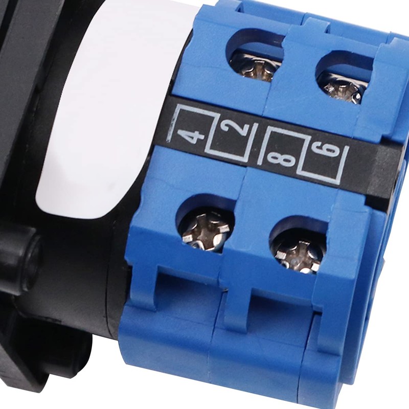 WANGCL Universal Toggle Switch Rotary Switch 3 Position 8 Terminals
