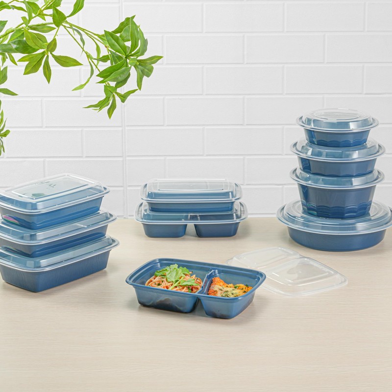 Restaurantware-Asporto 26 Ounce Compartment Take Out Boxes, 100 Microwavable Meal