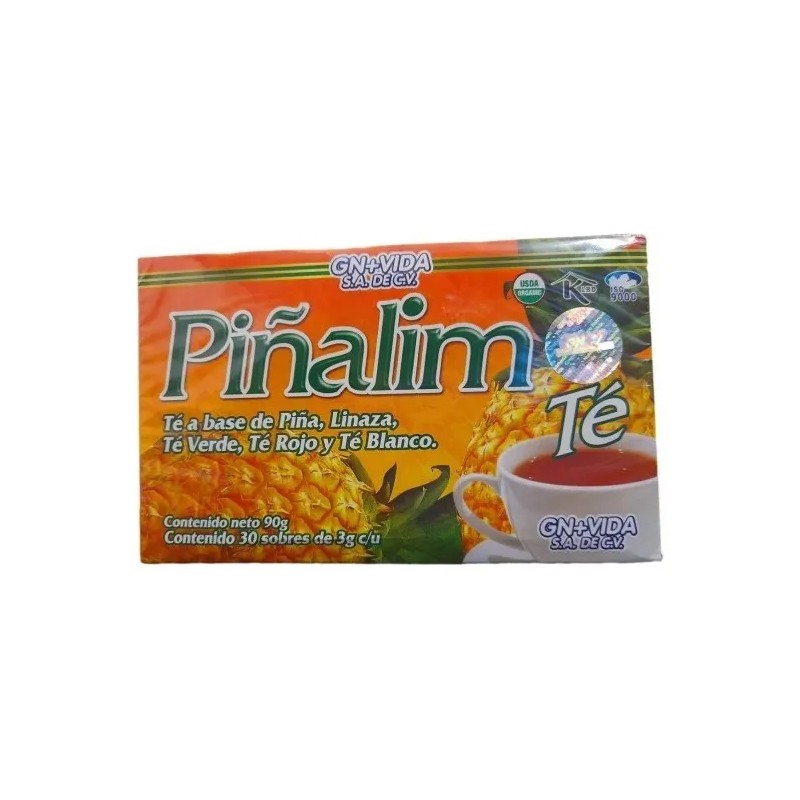 Piñalim Piña Linaza Verde Rojo Blanco Sobres Vida