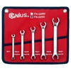 Genius Tools 5PC SAE Flare Nut Wrench Set - FN-005S