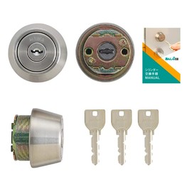 MIWA Miwa Lock Key Replacement U9 Cylinder Lock LSP TE24 Silver (ST Color) MCY-138 Replacement Instructions Included PESP TE0 LE0 QDC