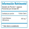 Essentials Silimarina 400 Mg 60 Tabletas Sabor Sin sabor