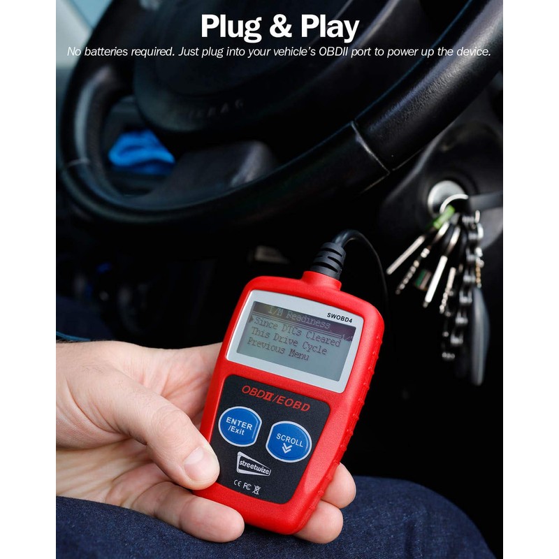 Streetwize - Multilingual OBDII Vehicle Diagnostic Code Reader | OBD2
