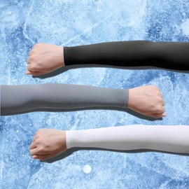Hyosung Aqua Yarn Korean Sun Protection Cool Arm Sleeves 2-piece Set Sky Blue 2ea