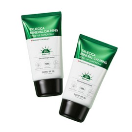 Some By Mi Non-Nano Sunscreen Sensitive Skin True Cica Mineral Sunscreen Calming Tone-Up 50ml 2EA, 2 x 50ml / 논나노 썸바이미 선크림 민감피부 트루시카 무기자차 카밍 톤업 50ml 2EA, 50ML 2개