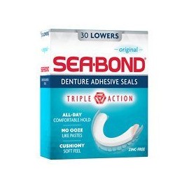 Sea-Bond Denture Adhesive Wafers, Lowers, Original - 2pc