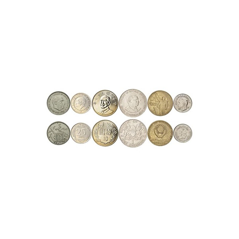 6 Coins Collection | Dictators | Lenin | Pahlavi |