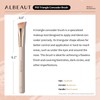 Albeaut Triangle Concealer Brush, Angled Under Eye Brightening Brush for