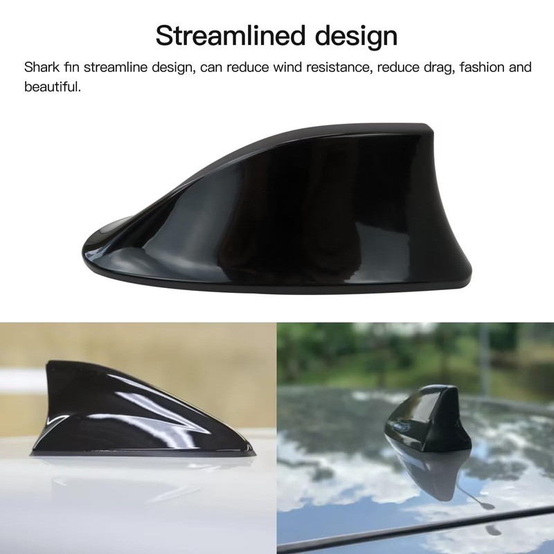 Specialized Ebony Shark Fin Roof Antenna Cover for Hyundai Sonata