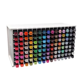 Botyboty Marker Organizer, Marker Holder Storage Organizer 120 Slots for Desk, Alcohol Marker Storage Organizer Horizontal Portable Art Storage Rack Display Shelf Organizador De Marcadores