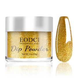 28 g Dip Powder Nail Kit Starter Professional Dip Powder Gold Glitter Dipping Powder Nail Art Design Kit French Dip Manicure DIY Salon Gifts