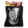 Tuba Drawing Wind Instrument Tote Bag