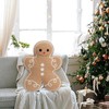 Generic Gingerbread Christmas Throw Pillow Lovely Christmas Decoration Pillow for
