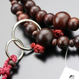 念珠 Dot Comme Des 浄土宗 Buddha Mala Bead Women's 8 Dimension Made Breathtaking Links 梵天 Tufted Fighters 念珠 念誦 Vermillion Asia Double Row Eight dimensions 2000400200619 Mala Bag Gift.