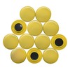 Magnet Expert® Large Yellow Notice Board/Planning Magnet (40mm dia x