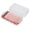 Stainless Steel Butter Cutter Container Butter Storage Box with Transparent