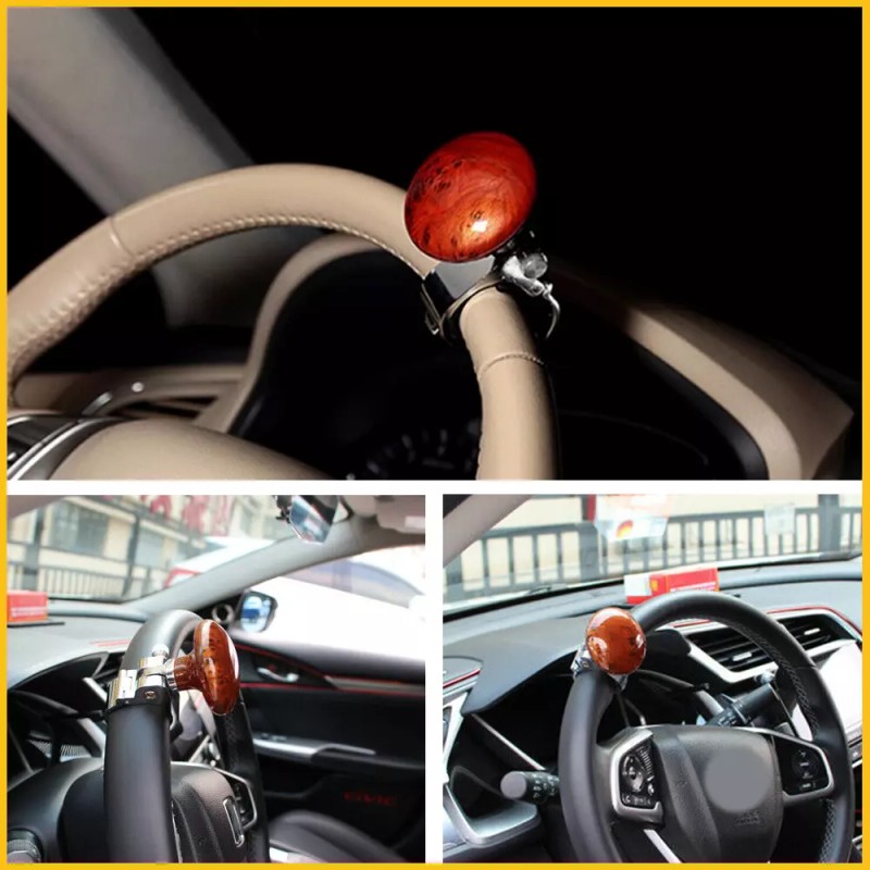 Geartronics Heavy Duty Steering Wheel Knob Spinner Handle Auto Tractor