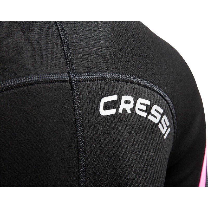 Cressi Women's Shortie Wetsuit, Black/Aguamarina, XS UK