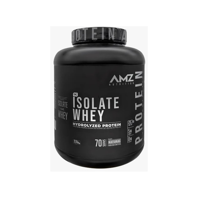 AMZ Nutrition Isolate Whey Hydrolyzed Protein Natural 5 Lbs (2.31