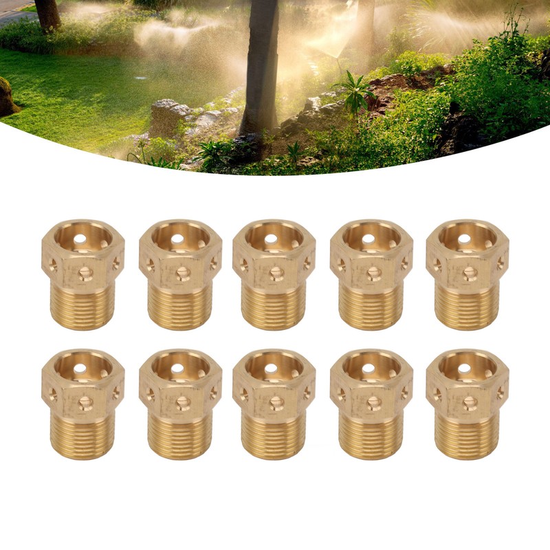 10PCS Misting Nozzle Brass Multiple Holes Anti Corrosion Fine Misting