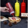TIKA 3-Piece 16 OZ Condiment Squeeze Bottles with Scale Line