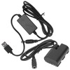 LPE6 Dummy Battery DC Coupler Power Adapter with USB Drive