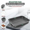 Large Roasting Pan With Rack 12” X 16” - Non