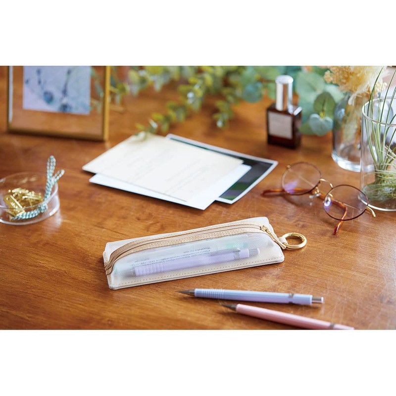 King Jim Emily Flat Pen Case Green EY2190 Mitt