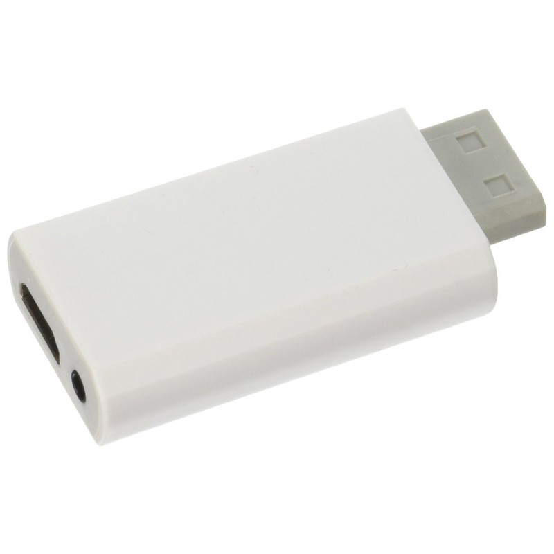 Wii hdmi変換アダプター Wii to HDMI Adapter コンバーター HDMI接続でWiiを1080pに変換出力 3.5mmオーディオ (WIIHDMI本体)