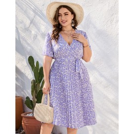 KOJOOIN Women's Classic, Purple Flower Vc