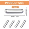 Heyumybit 4 Pcs Stainless Steel Peeler Replacement Blade,Potato Peeler,Multifunctional Replacement
