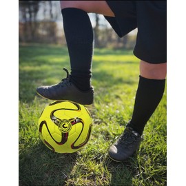 American Challenge Balón de fútbol Brasilia tamaño 2 y tamaño 3 y tamaño 4 y tamaño 5 - Balón de fútbol Match - 5 Colores - Jugadores de fútbol para niños, jóvenes y Adultos (5, Lemon)
