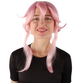 Wigs2you Premium Women's H-5875 Anime Cartoon Character Pink Anime Cosplay Wig Perfect For Occasions Flame Retardant Synthetic Fiber