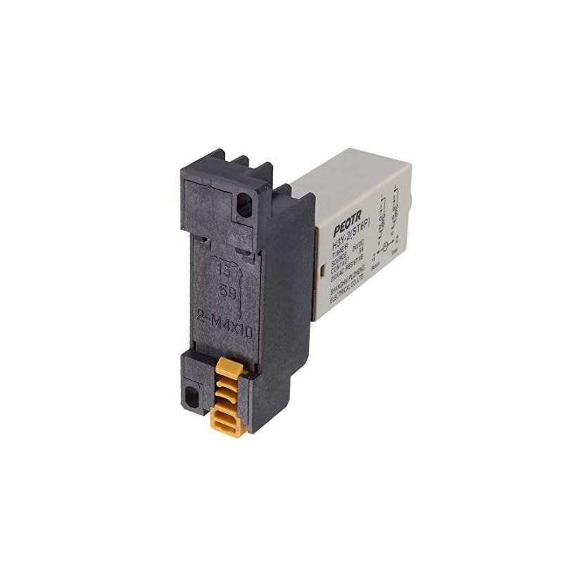 uxcell H3Y-2 24VDC DPDT 60 Seconds 8P Terminals Delay Timer