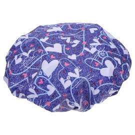 TOVINANNA 2 Pcs Men's Shower Cap for Bath Hair Beauty Hat Oxford Cloth Men Printing Caps Hair Care Bath Cap