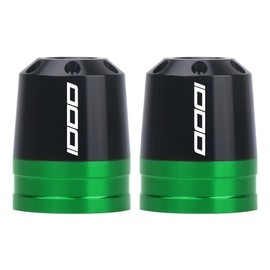 MotHeart Motorcycle Bar End Slider for Ninja 1000 2011-2019 Ninja 1000SX 2020-2024 Motorcycle Handlebar End Protector Motorcycle Bar End Weight Slider CNC ninja 1000 1000sx Parts (Green)