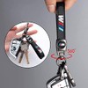 GshionLyfe Tire Valve Caps Set with Metal Keychain