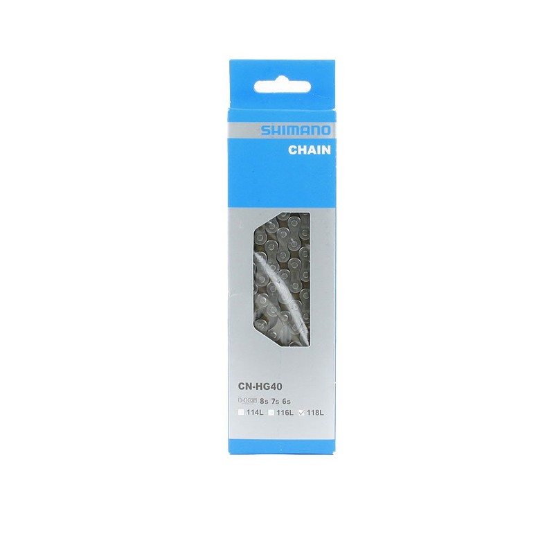 Shimano ICNHG40118I Chain (8/7/6 Speed) CN-HG40 Chain Pin Specification 8S/7S/6S