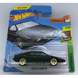 Hot Wheels 2018 Lotus Esprit S1 Black 7/10 HW Exotics 238/365 (Short Card)