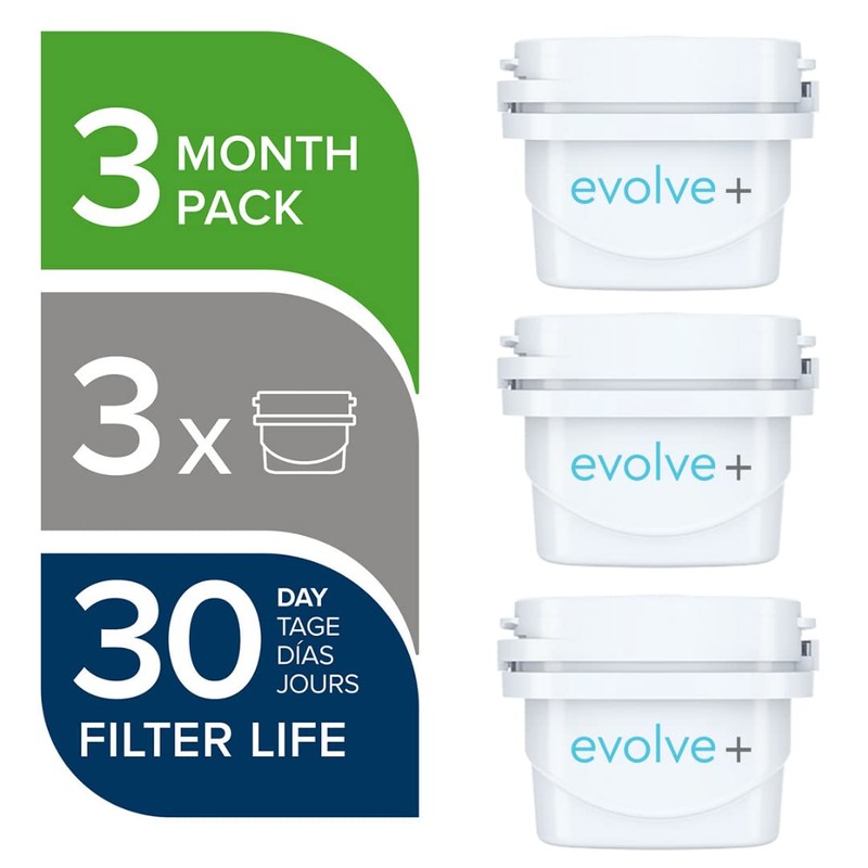Aqua Optima Evolve+ Water Filter Cartridges, EPS314, Compatible with Brita,