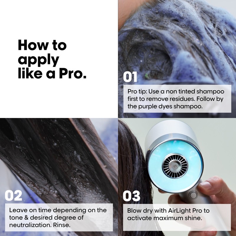 L'Oréal Professionnel L'Oreal Professionnel Color Spectrum Purple Shampoo and Conditioner