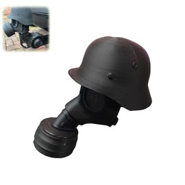Tow Ball Cover, Tow Bar Cover, Gas Mask Car Decoration Accessories for Drawbar Dust-Proof & Stylish - Black