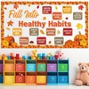 Fall Healthy Bulletin Board Decoration Set Healthy Habits Classroom Decor