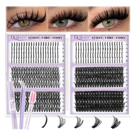 Kit De Extensiones De Pestañas Diy De 10 A 20 Mm, 600 Piezas
